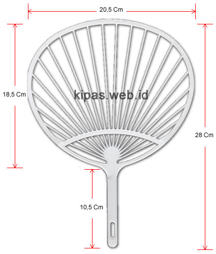 gagang Kipas Kerang - Jari - Jari