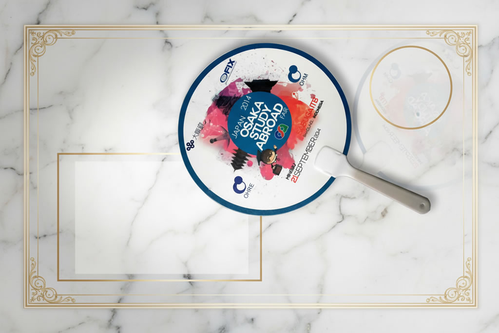 Repeat Order Kipas Tangan Plastik Osaka Study Abroad