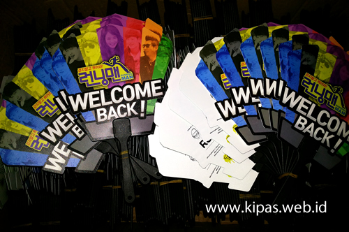 Kipas Plastik Race Start 'Running Man'