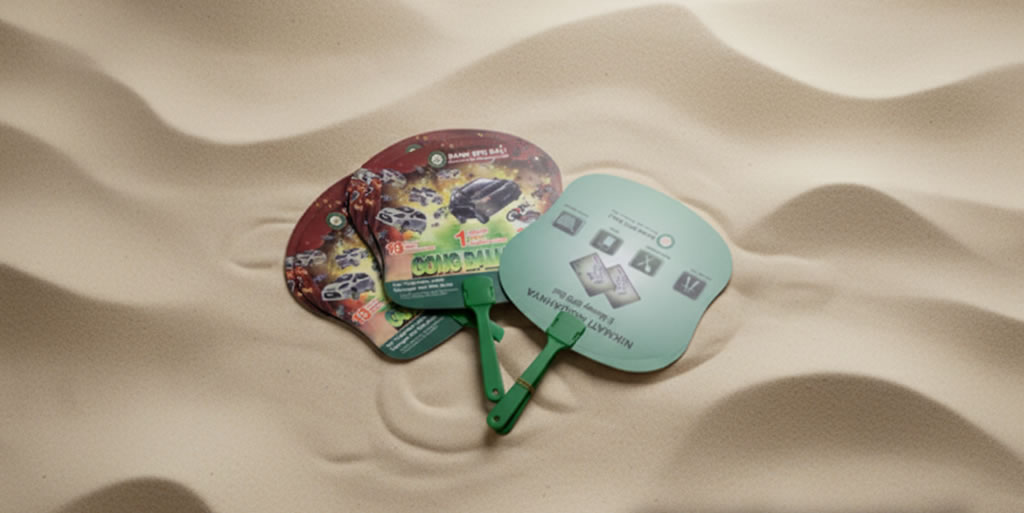 Kipas Tangan Plastik - Hand Fan Custom Untuk Bank BPD Bali
