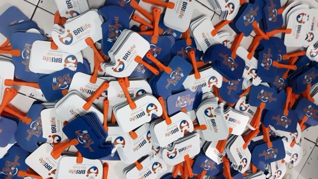 Kipas Plastik - Kipas Promosi BRI Life Pusat