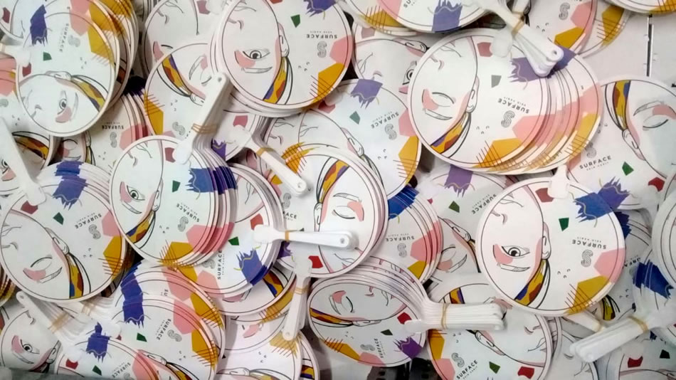 Kipas Plastik Promosi Surface
