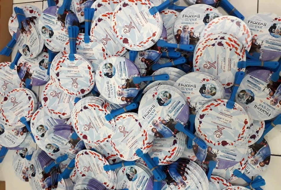 Kipas Plastik Promosi PVC JD.id Frozen
