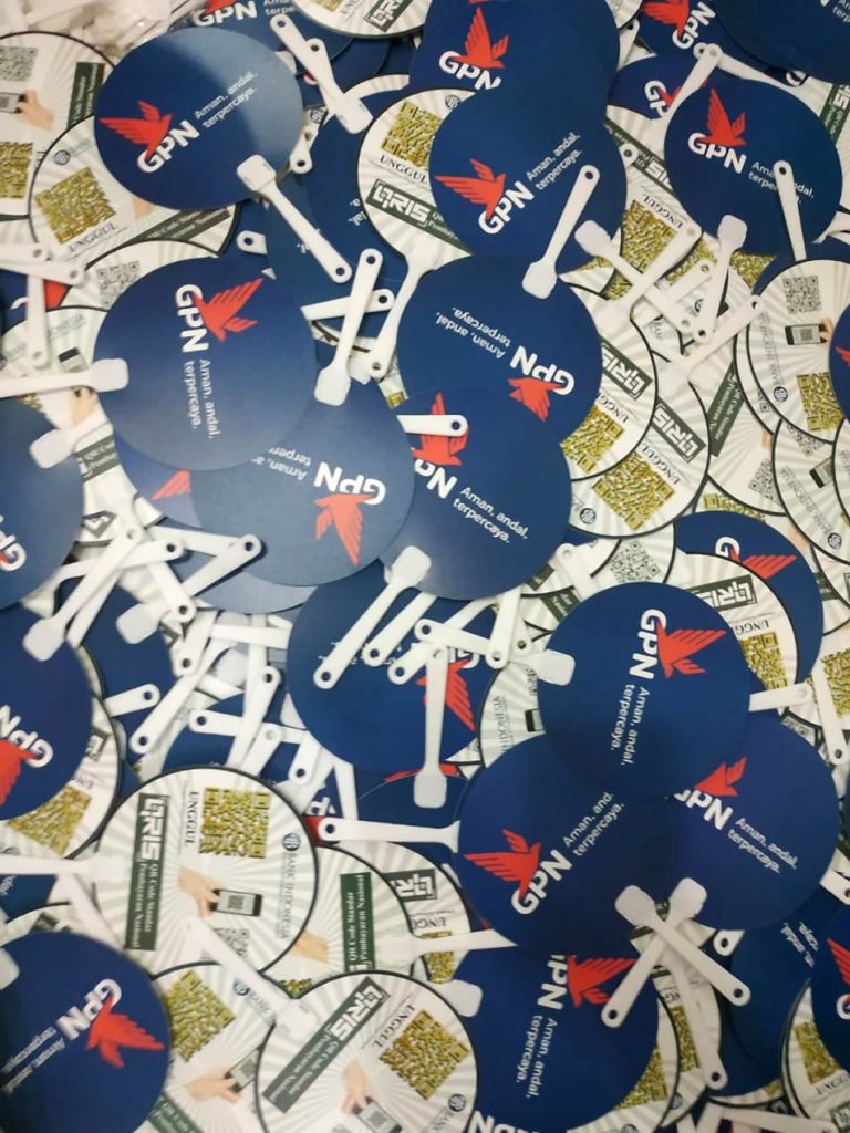 Kipas Plastik Promosi Bank Indonesia Cab Tangsel