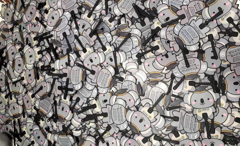 Repeat Order Kipas Plastik Promosi PVC Loekito